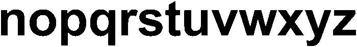 Arial ttf (400) Font LOWERCASE