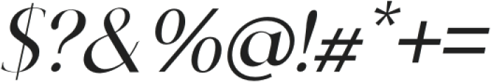Ariane Coachella Thin Italic otf (100) Font OTHER CHARS