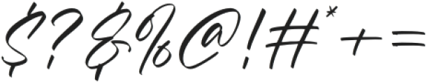 Arianthea Signature otf (400) Font OTHER CHARS