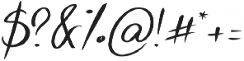 Aricantte Script otf (400) Font OTHER CHARS