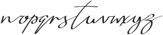 Arielle Signature otf (400) Font LOWERCASE