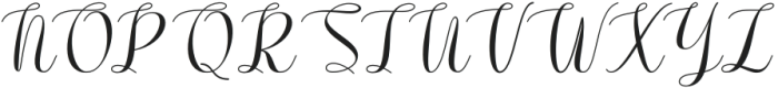 Arieteline Script Regular otf (400) Font UPPERCASE