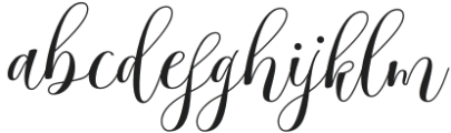 Arieteline Script Regular otf (400) Font LOWERCASE