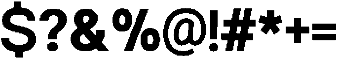 Ariex Nue Bold otf (700) Font OTHER CHARS