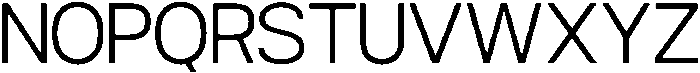 Ariex Nue ExtraLight otf (200) Font UPPERCASE