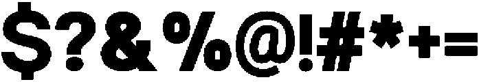 Ariex Nue Heavy otf (800) Font OTHER CHARS