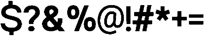 Ariex Nue SemiBold otf (600) Font OTHER CHARS
