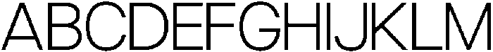 Ariex Nue Thin otf (100) Font UPPERCASE
