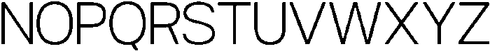 Ariex Nue Thin otf (100) Font UPPERCASE