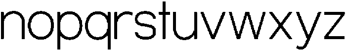 Ariex Nue Thin otf (100) Font LOWERCASE
