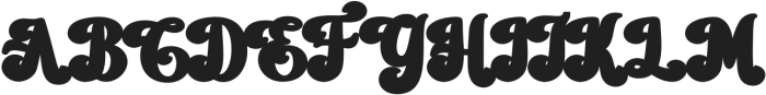 Arighton Shadow Regular otf (400) Font UPPERCASE