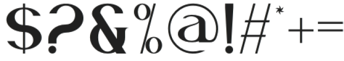 Arilinia Regular otf (400) Font OTHER CHARS