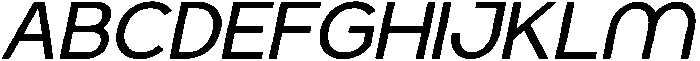 Arint Italic otf (400) Font UPPERCASE