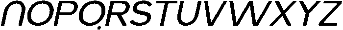 Arint Italic otf (400) Font UPPERCASE