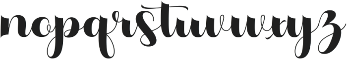 Arista Regular ttf (400) Font LOWERCASE