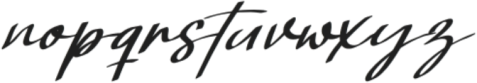 Aristiq Signature otf (400) Font LOWERCASE