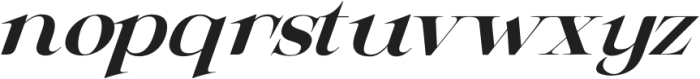 Aristocrat Estate Black Italic otf (900) Font LOWERCASE