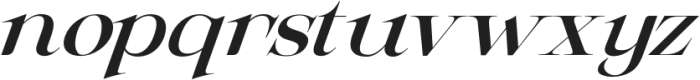 Aristocrat Estate Bold Italic otf (700) Font LOWERCASE
