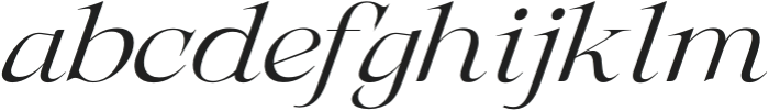 Aristocrat Estate Light Italic otf (300) Font LOWERCASE