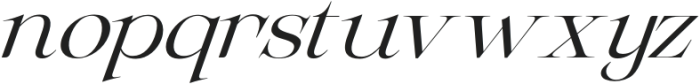 Aristocrat Estate Light Italic otf (300) Font LOWERCASE