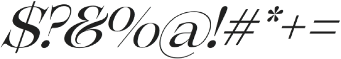 Aristocrat Estate Medium Italic otf (500) Font OTHER CHARS