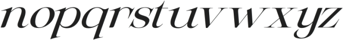 Aristocrat Estate Medium Italic otf (500) Font LOWERCASE