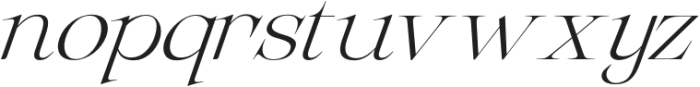 Aristocrat Estate Thin Italic otf (100) Font LOWERCASE