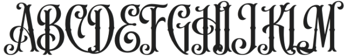 Aristoreva-Regular otf (400) Font UPPERCASE