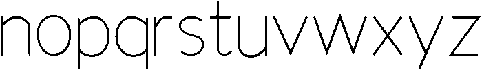 Arizona ttf (400) Font LOWERCASE