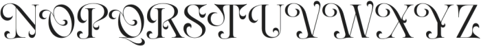 Ark Raised Regular otf (400) Font UPPERCASE