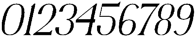 Arkalune Italic otf (400) Font OTHER CHARS