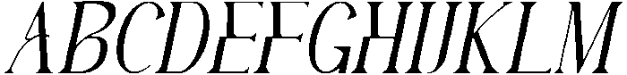 Arkalune Italic otf (400) Font UPPERCASE