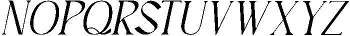 Arkalune Italic otf (400) Font UPPERCASE