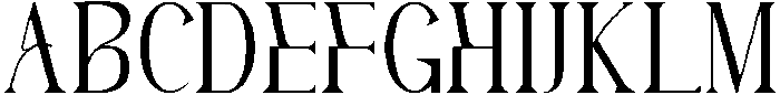 Arkalune otf (400) Font UPPERCASE
