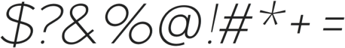 Arkham Land Light Italic otf (300) Font OTHER CHARS
