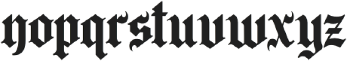 Arkhaven Regular otf (400) Font LOWERCASE