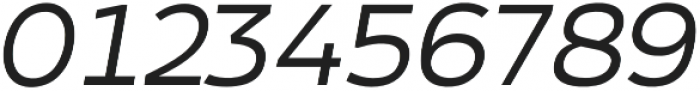 Arkibal Display Medium Italic otf (500) Font OTHER CHARS