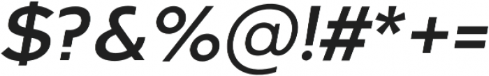 Arkibal Display Regular Italic otf (400) Font OTHER CHARS