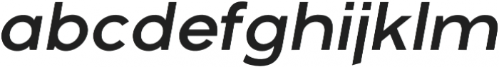 Arkibal Regular Italic otf (400) Font LOWERCASE