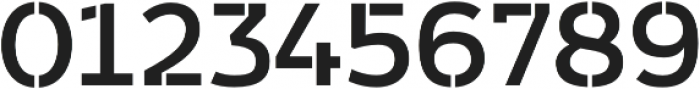 Arkibal Serif Stencil Regular otf (400) Font OTHER CHARS