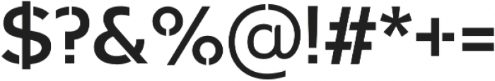Arkibal Serif Stencil Regular otf (400) Font OTHER CHARS