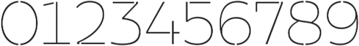 Arkibal Serif Stencil otf (100) Font OTHER CHARS