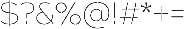 Arkibal Serif Stencil otf (100) Font OTHER CHARS