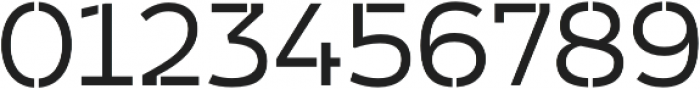 Arkibal Serif Stencil otf (500) Font OTHER CHARS