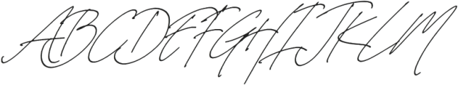 Arkinthor Hands Signature otf (400) Font UPPERCASE