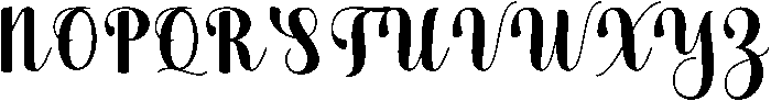 Arlington Regular otf (400) Font UPPERCASE