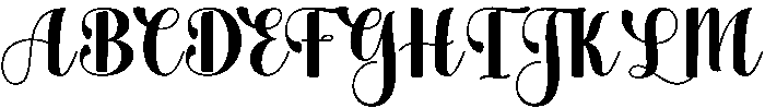 Arlington Regular otf (400) Font UPPERCASE