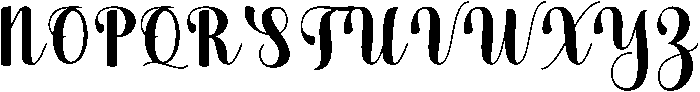 Arlington Regular otf (400) Font UPPERCASE