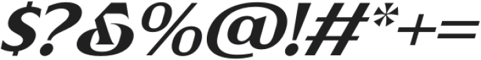 Arm & Gorine Regular Slanted otf (400) Font OTHER CHARS