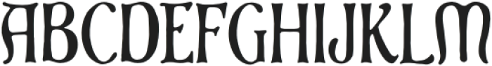Armagist Regular otf (400) Font UPPERCASE